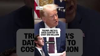 Trump Meta’s data center to cost $50 billion 💸