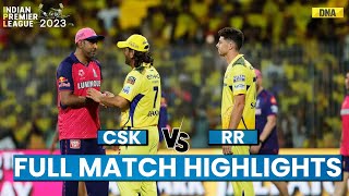 CSK vs RR Live: Rajasthan Royals vs Chennai Super Kings Live Match Scorecard | IPL 2024