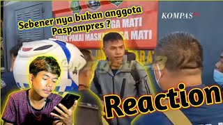 Reaction video POLISI yang cekcok dengan PASPAMPRES saat penyekatan PPKM | Reaction tiktok viral