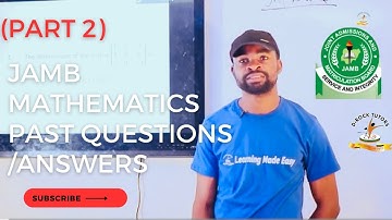JAMB & POST UTME CBT MATHEMATICS PAST QUESTIONS (BINARY OPERATIONS)