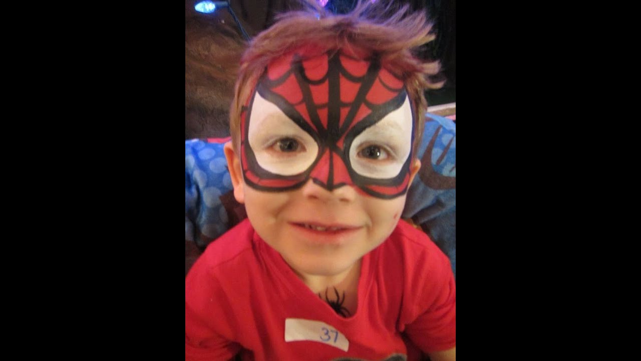 Spiderman Facepainting