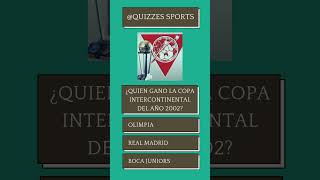 Quiz de la copa intercontinental.  #futbol #quiz #copa #shorts #short #viral #intercontinental