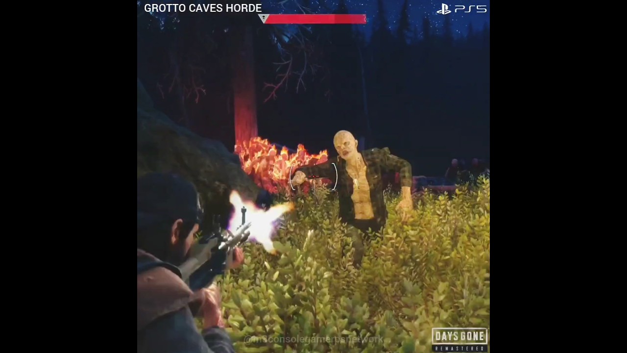 GROTTO CAVES HORDE | DAYS GONE REMASTERED | PS5 GAMEPLAY