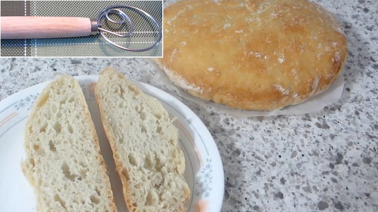 Danish Dough Whisk that works - Make bread and pizza!