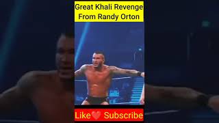 The Great khali ने आना बदला  लिया Randy Orton से ?shorts wweshorts wwe