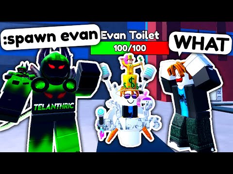 I RUINED MATCHES in Toilet Tower Defense...