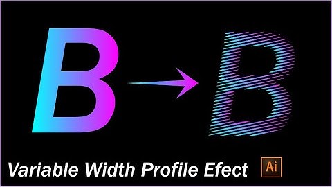 Make Design with Variable Width Profile effect || Tutorial Design Adobe Illustrator