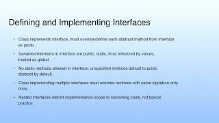 Long Summary | Lecture 21: Interface-II