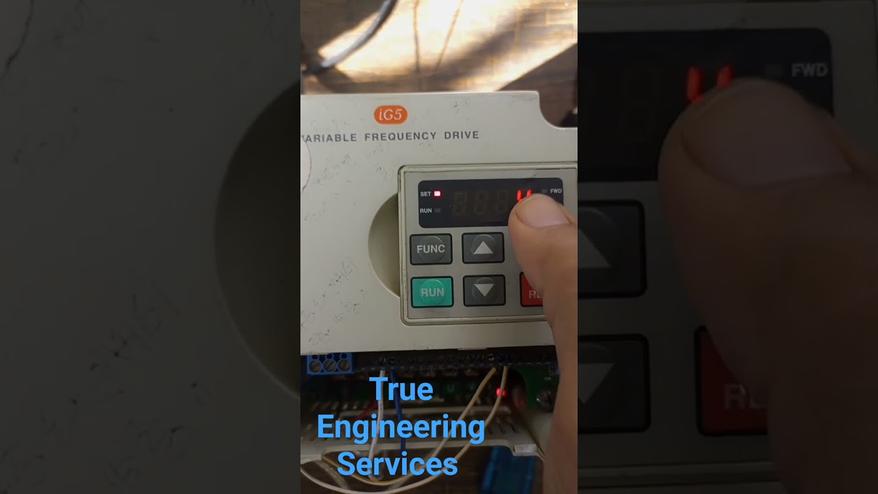 LG VFD iG5 Analog Signal use for frequency control