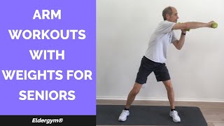 Arm Workouts With Weights for Seniors, upper body workout, exercises for the elderly