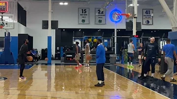 Kyrie Irving, Luka Doncic at Dallas Mavs Practice Before Game 6 vs OKC Thunder