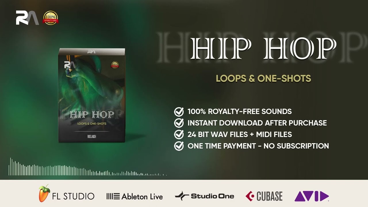 Hip Hop - Loops & One-Shots | 100% Royalty Free Piano Loops! by Rodjaish