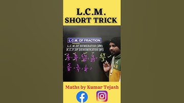 Short Trick    Maths    UC LIVE    By Tejash Sir#mathshorts #ssccgl #lcm