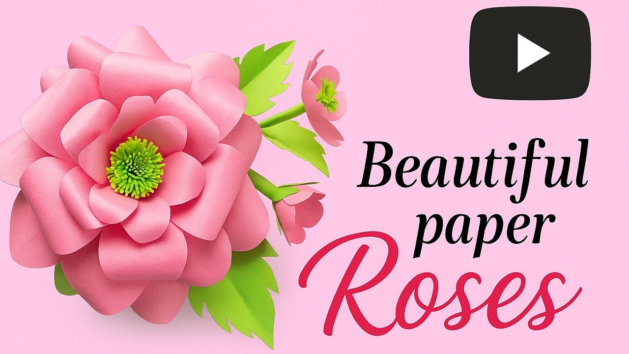 DIY / Paper Rose / How to make awesome and easy paper roses (complete ...