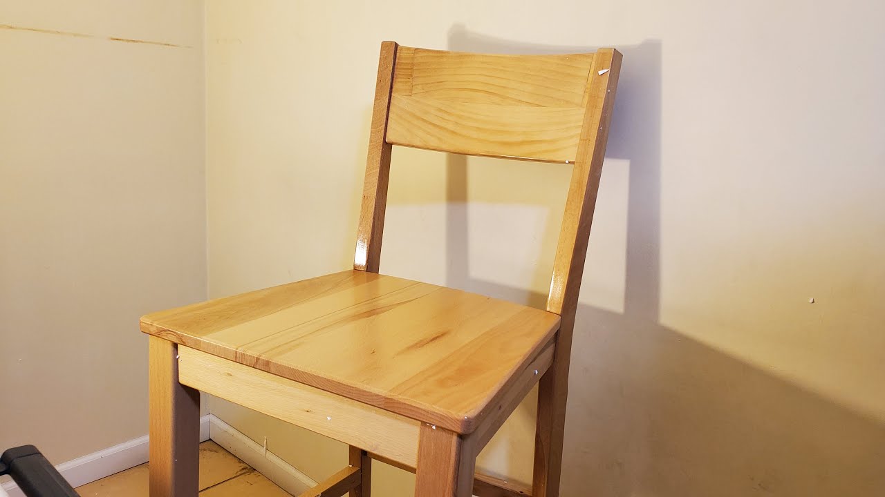 StyleWell Lincoln Unfinished Wood Bar Stool - YouTube