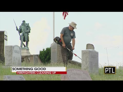 Something Good: Firefighters Clean Up Homestead Cemetery