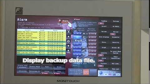 MONITOUCH V9 series | Convenient Functions
