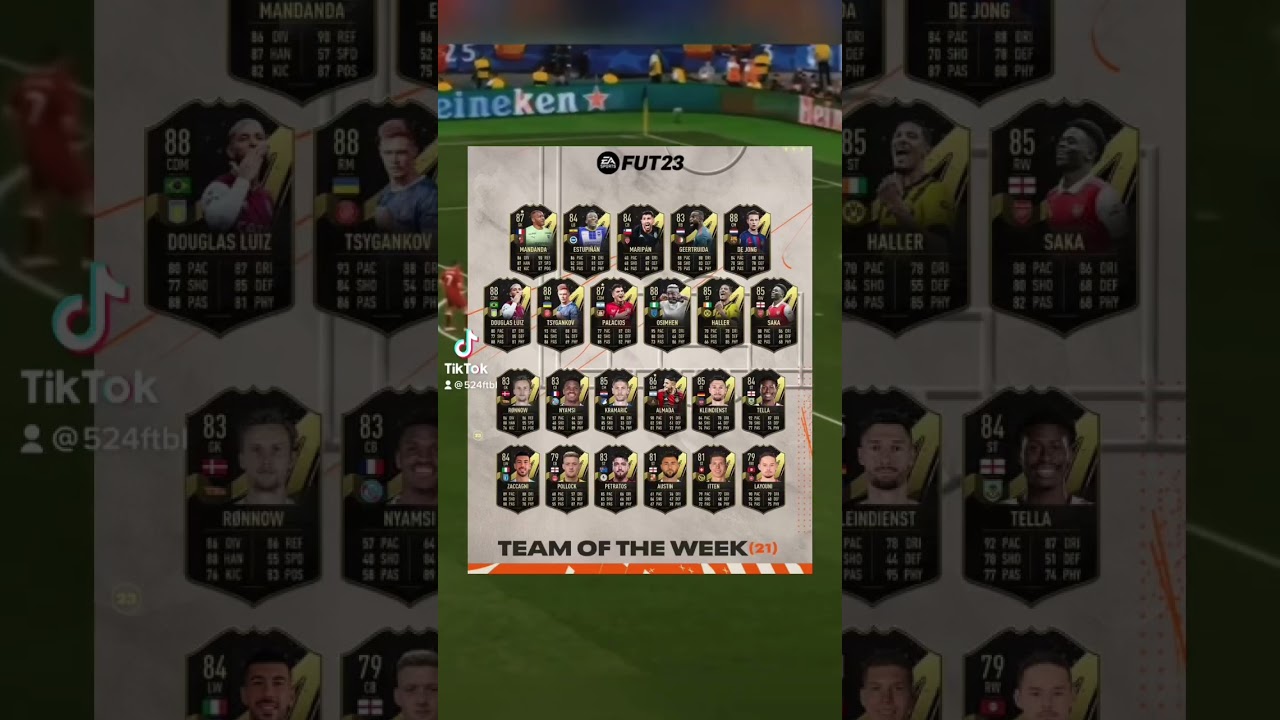 Team of the week 21 📍💫 