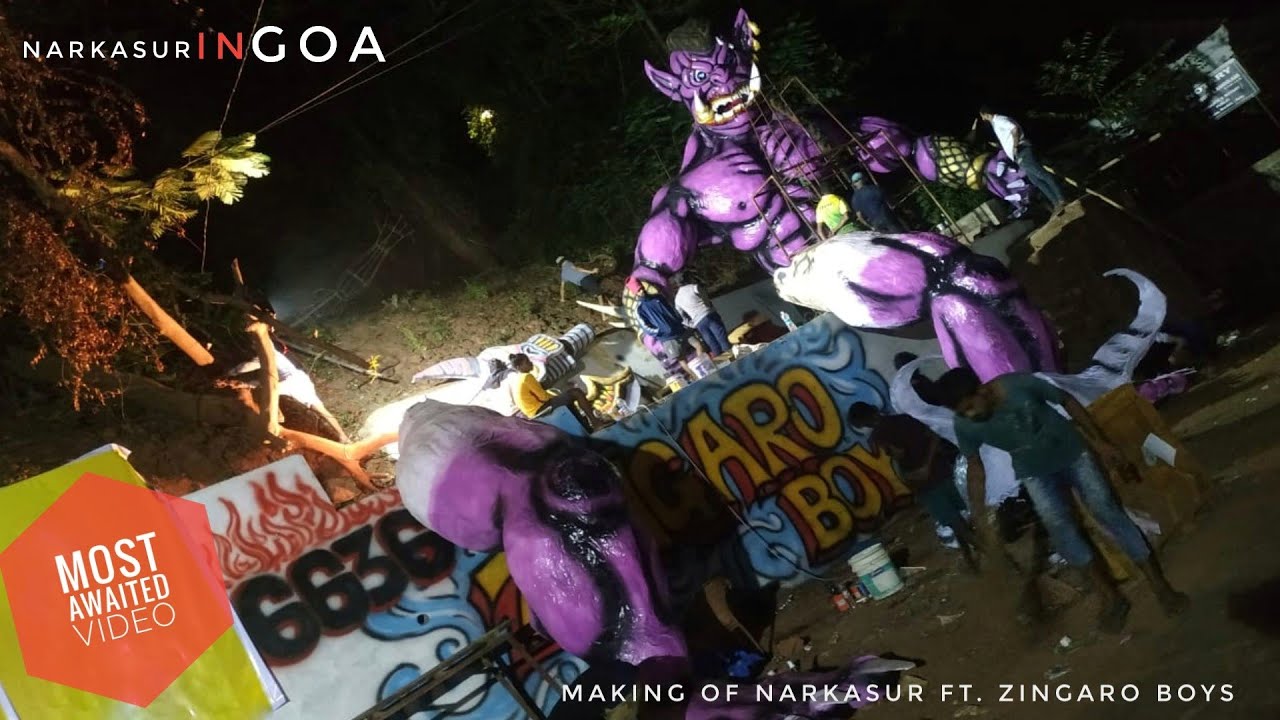 Making Narkasur from Last 47 Years ? & How it is Made Ft. Zingaro Boys | Lavesh Shirodkar