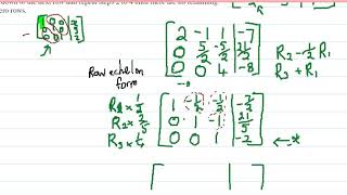 Gauss-Jordan Reduced Row-Echelon Form