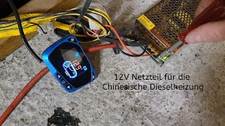 Chinesische Dieselheizung an 230V (230V to 12V) 