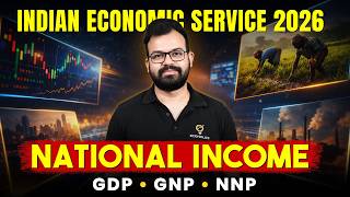 National Income for Indian Economic Service 2026 | GDP, GNP, NNP, NDP, Personal & Disposable Income