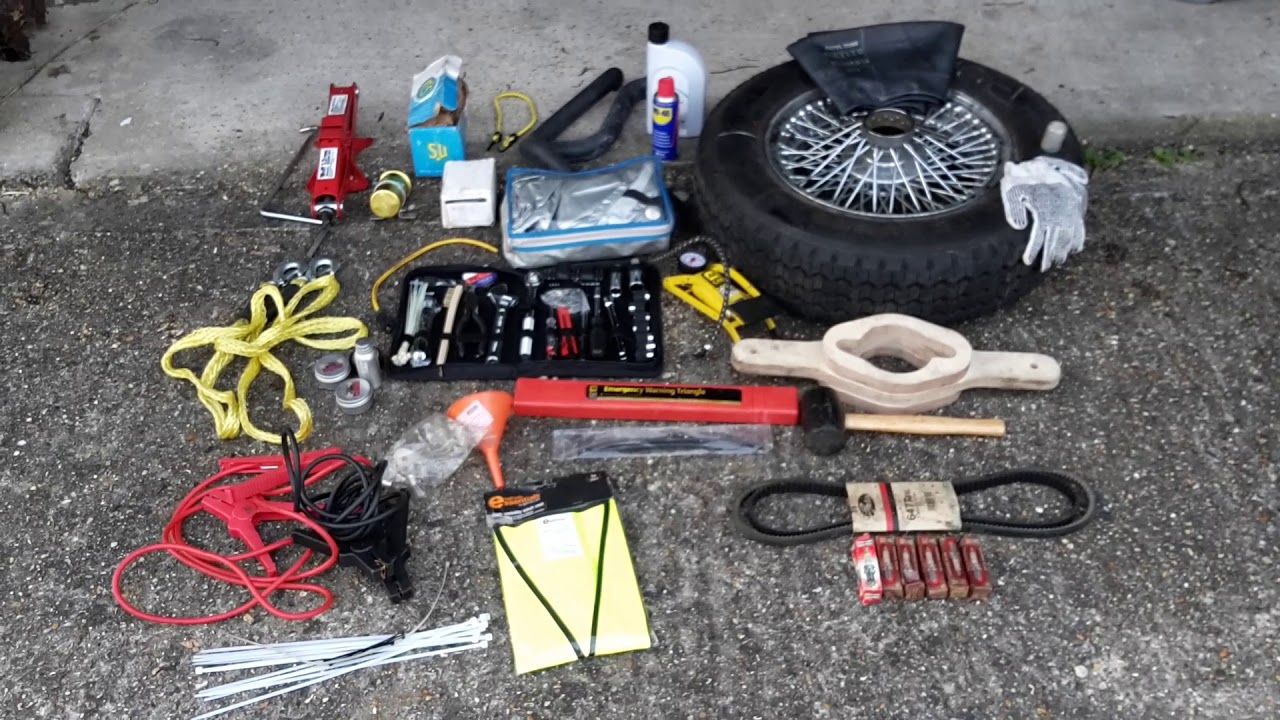 What spares to pack for a road trip in a classic car