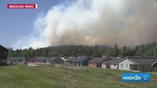 Active Wildfire Threatening Homes in Spokane