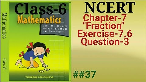 Class-6, ch-7 Ex-7.6 Q-3 Maths.  ##37