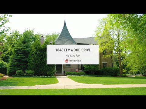 1846 Elmwood Drive, Highland Park, IL home video tour
