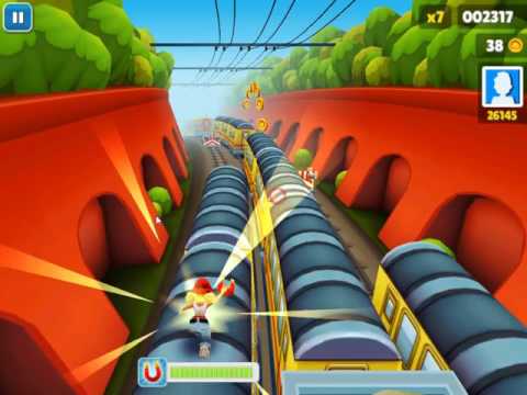 subway surfers ნაწილი 1 : ცოტაც და რეკორდს მოვხსნიდი