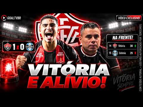🚨 UFA! VITÓRIA VENCE, PASSA O GRÊMIO e JAIR VENTURA respira no comando!