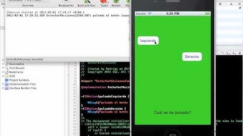 App sencilla con IBOutlets y IBActions