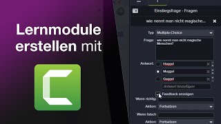 Lernmodule mit Camtasia erstellen - und in ILIAS und Moodle importieren (Tutorial 2021)