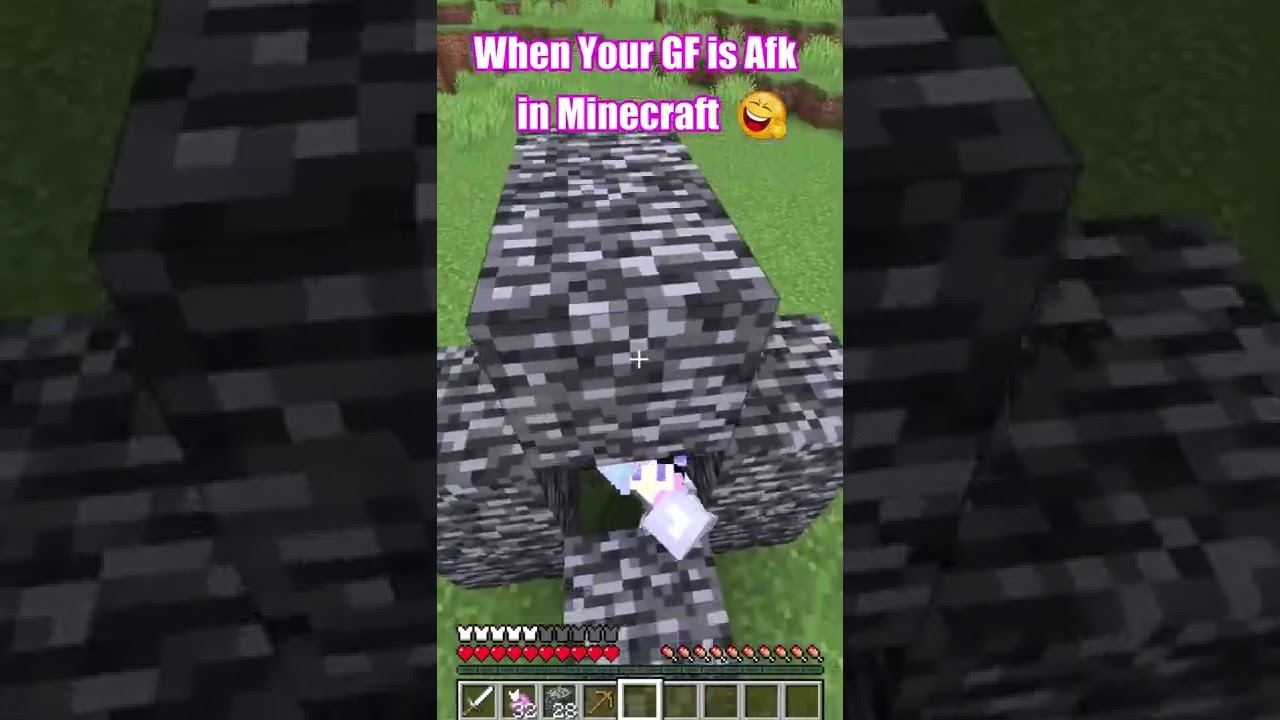 When Your Girlfriend is AFK in Minecraft 🤣 | 