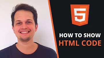 How do I display HTML code in browser?