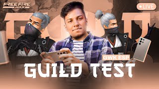 FREE FIRE LIVE👻GARENA FREE FIRE💀GUILD TEST LIVE #playgalaxy