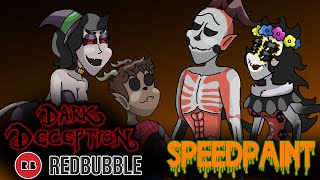 Speedpaint - DARK DECEPTION HALLOWEEN PRINTS BATCH #1! (Redbubble Link In Description)
