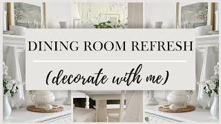 *NEW* DINING ROOM MAKEOVER | COTTAGE STYLE DECORATING | HOW TO STYLE ON A BUDGET