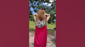 Nối tóc giả ompere hai màu cực xinh giữa đường phố #tockep