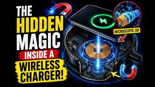The Hidden Magic Inside a Wireless Charger🧲Microscopic3D#WirelessCharging#HowItWorks#elementalinside