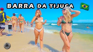 Barra Da Tijuca Beach 🇧🇷 Brazil, Rio De Janeiro | 2024 【 4K Uhd 】