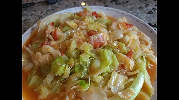 Bắp cải xào cà chua - Stir Fried Cabbage with Tomatoes