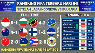 🔴 OFFICIALLY SHIFTED 10 COUNTRIES - Latest FIFA Rankings After Indonesia VS Bulgaria - FIFA Ranki...