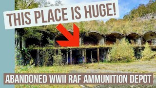 WWII RAF Underground Abandoned Bomb & Ammunition Store /Depot Llanberis