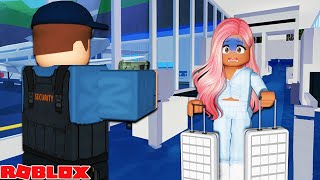 WE GOT STOPPED BY AIRPORT SECURITY | Roblox Airplane Story 4