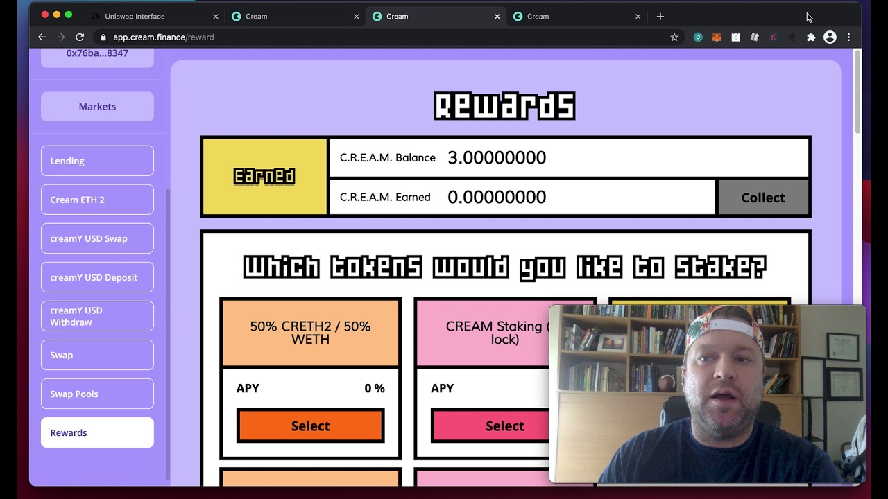 Buying $CREAM and Staking $CREAM for 1 Year (39% APY)