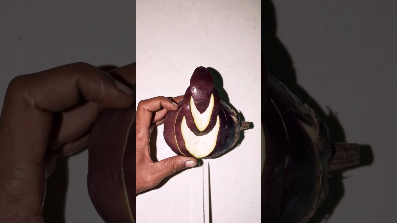 Stylish fruit cutting video 🍆 #fruit #shorts #ytshorts #trending #foryou