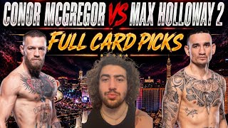 UFC McGregor vs Holloway 2 Full Card Picks & Breakdowns - UFC 329 Betting Tips