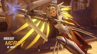 Double Rez with Mercy | jumping over Dragons & Superjump